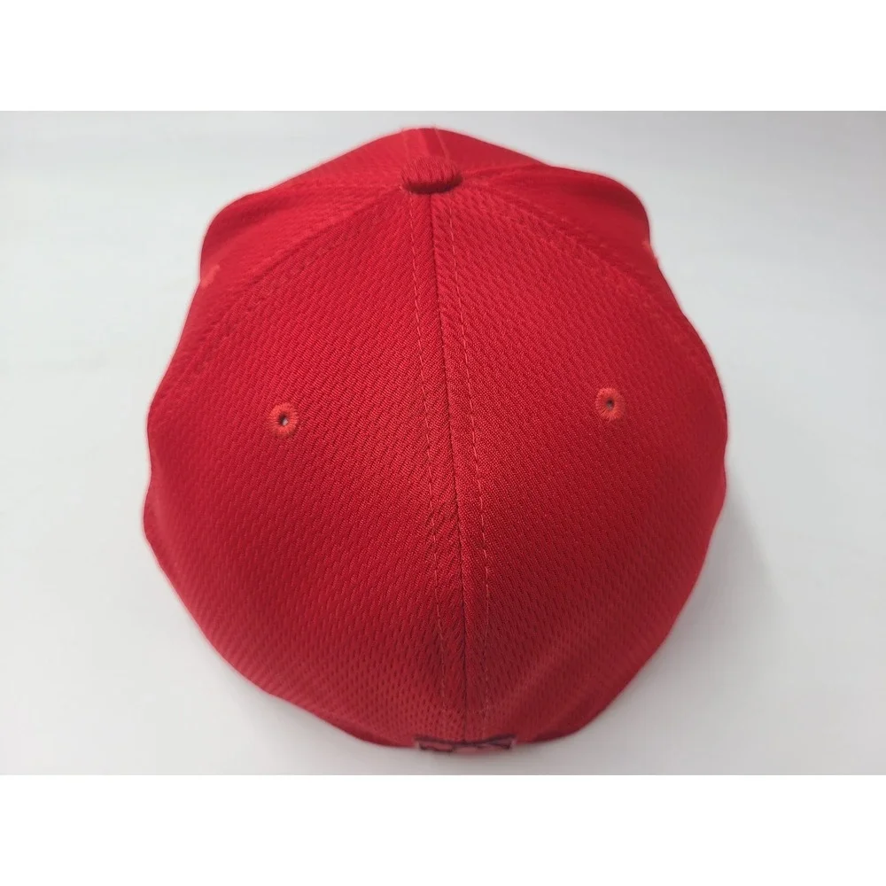 Washington Nationals New Era 59Fifty Fitted 7‎ 3/8 Hat Cap Polyester Men MLB Red